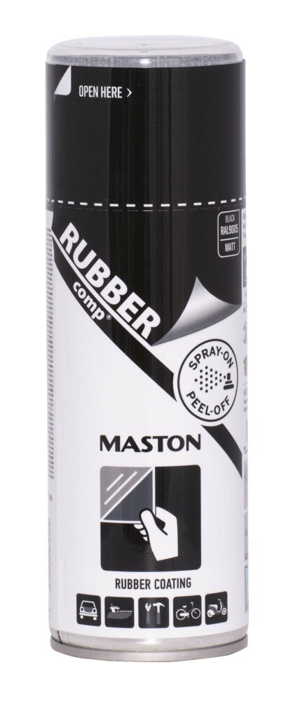 MASTON RUBBERcomp black matt 400ml (191210)