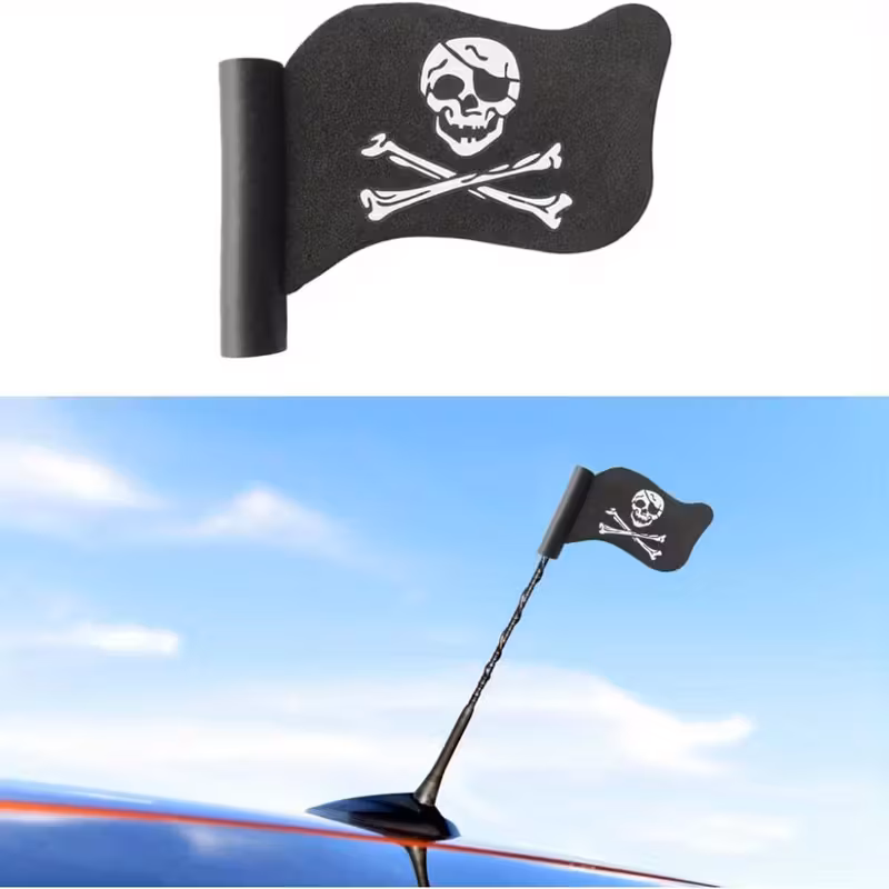 Antennen-Topper Piratenflagge