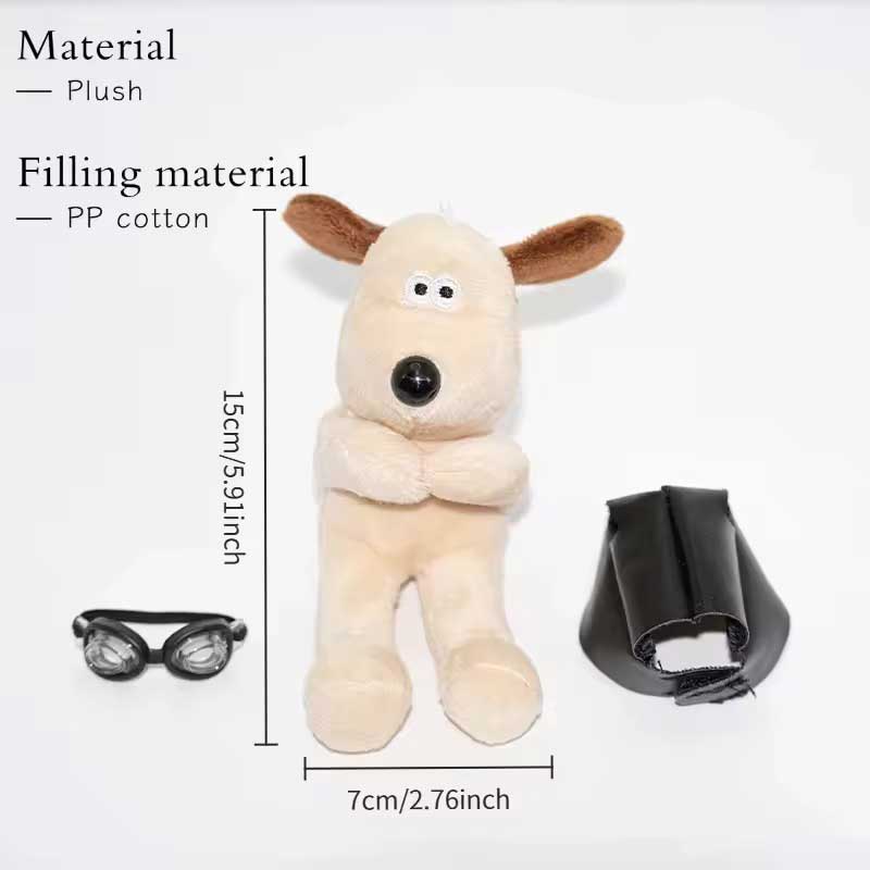 Plüsch-Piloten-Hund HUNDI